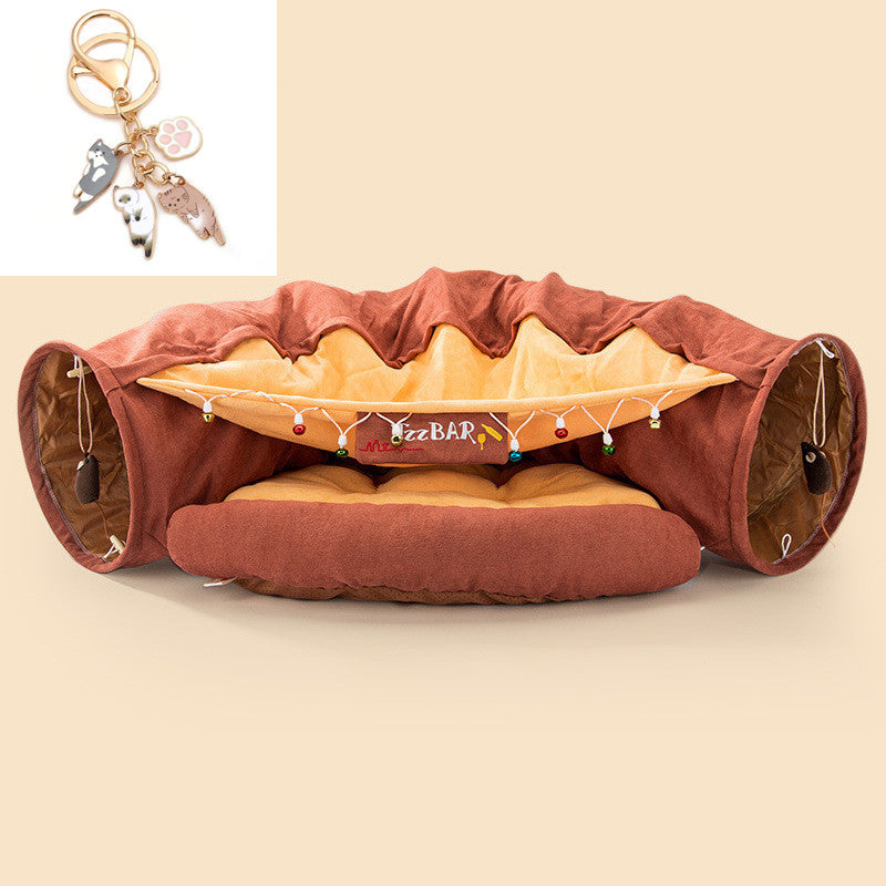 Unleash Fun and Adventure with Our Collapsible Cat Tunnel! - Pet Paws