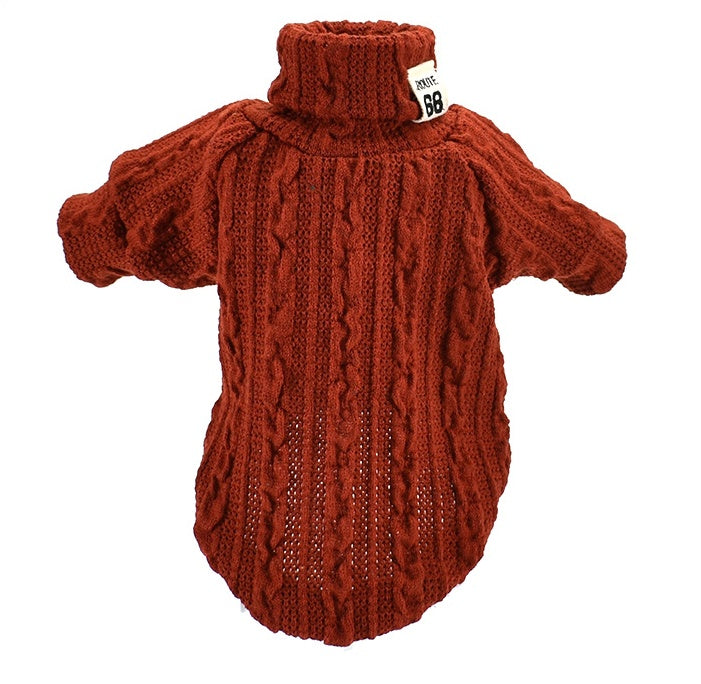 Stay Cozy This Winter with Our Stylish Turtleneck Dog Sweater! - Pet Paws