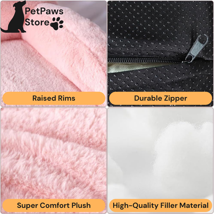 PetPaws CozyCloud Plush Sofa Bed