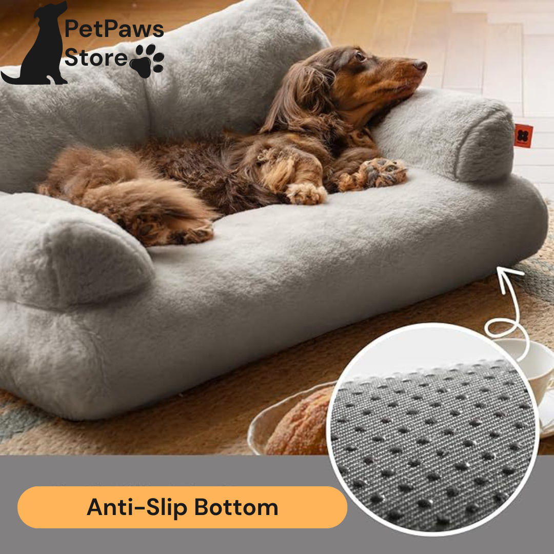 PetPaws CozyCloud Plush Sofa Bed