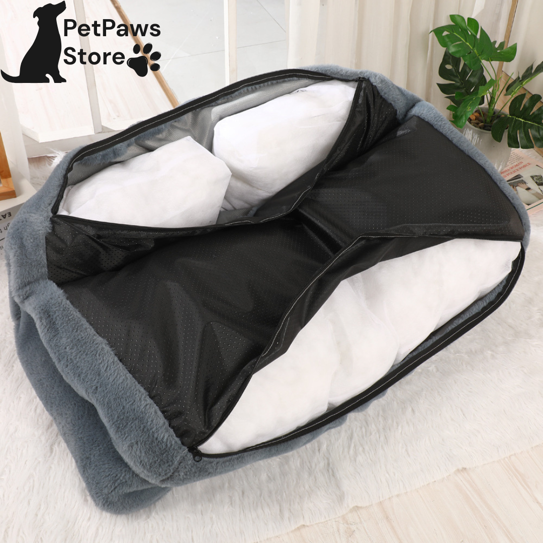 PetPaws CozyCloud Plush Sofa Bed