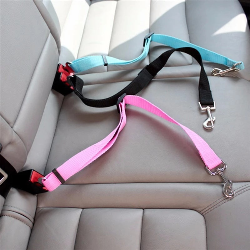 Drive Safely with Your Pet – Adjustable Car Seat Belt for Dogs & Cats! - Pet Paws