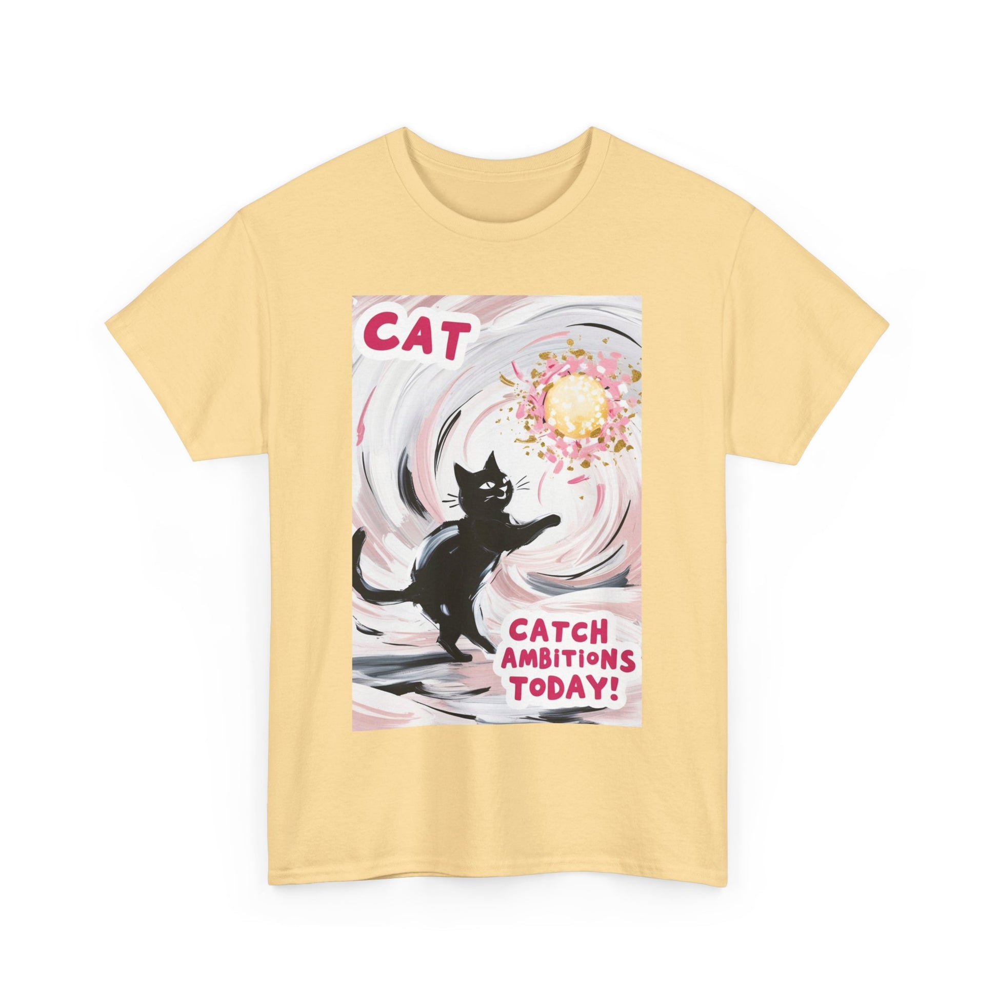 Unisex "I Wanna Be A Cat" Heavy Cotton Tee – Soft, Durable, and Sustainable Style! - Pet Paws