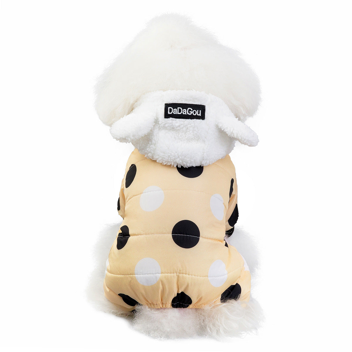 Keep Your Pup Cozy and Chic with Our Warm Polka Dot Cotton Coat! - Pet Paws