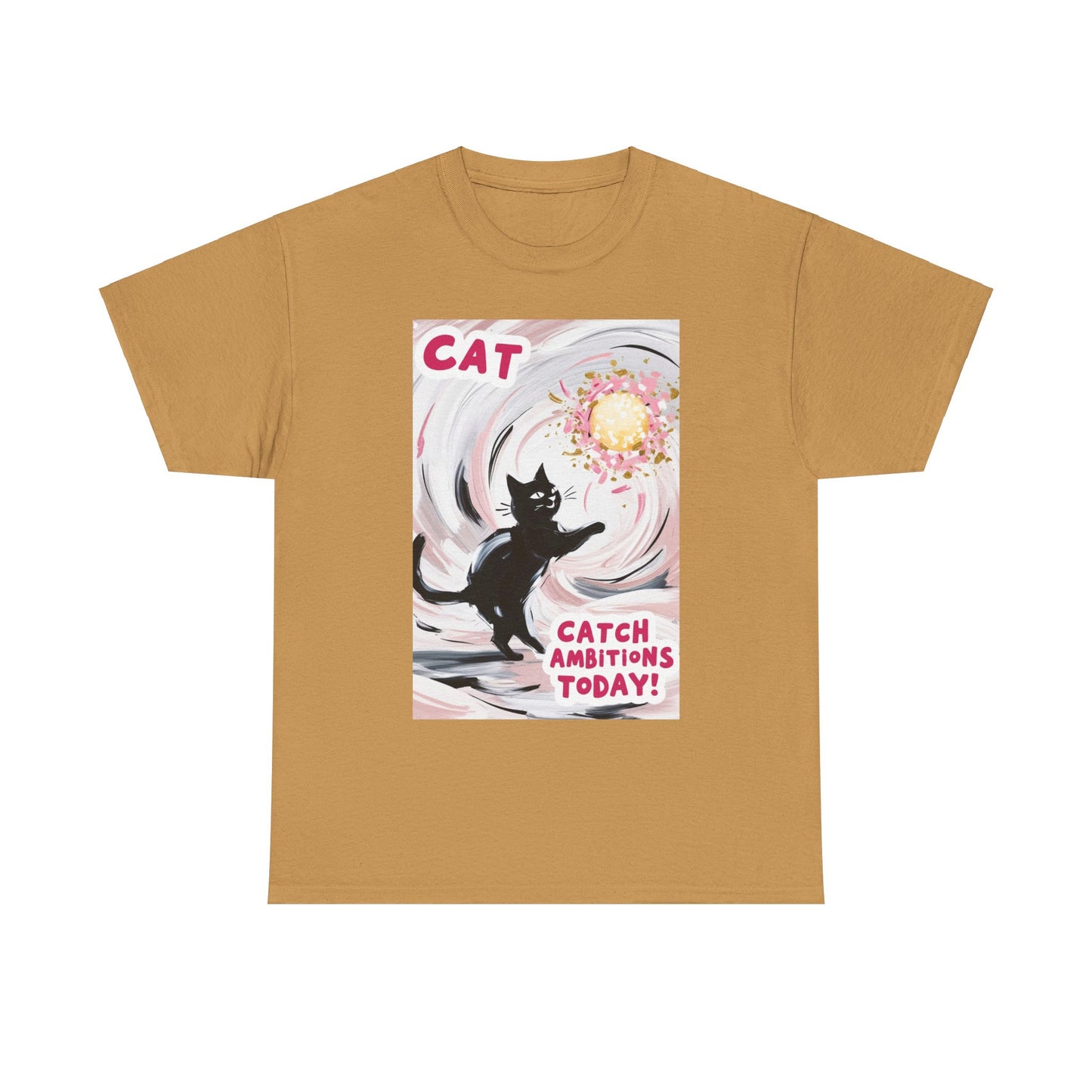 Unisex "I Wanna Be A Cat" Heavy Cotton Tee – Soft, Durable, and Sustainable Style! - Pet Paws