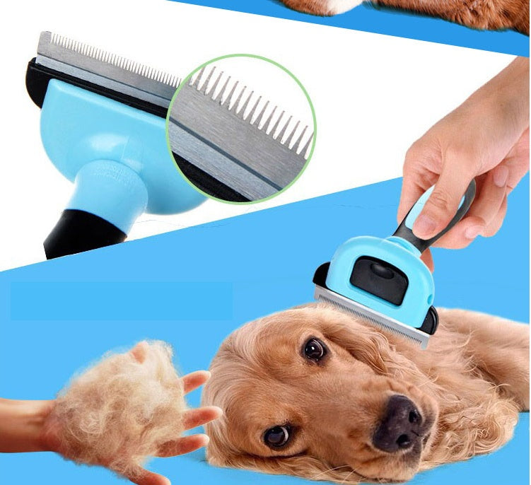 Say Goodbye to Loose Fur with Our Pet Hair Removal Comb – Perfect for Long-Haired Pets! - Pet Paws