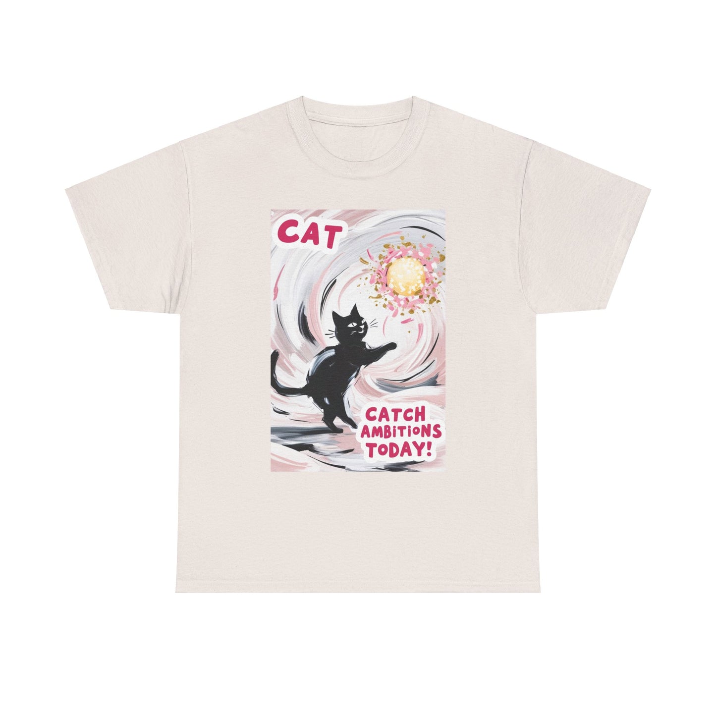 Unisex "I Wanna Be A Cat" Heavy Cotton Tee – Soft, Durable, and Sustainable Style! - Pet Paws