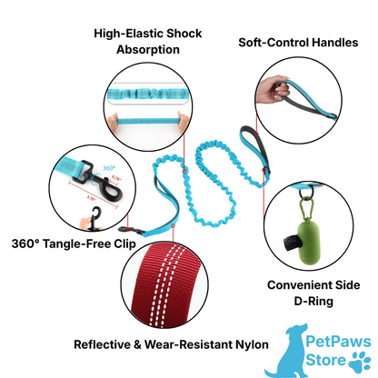 PetPaws Bungee Comfort Leash