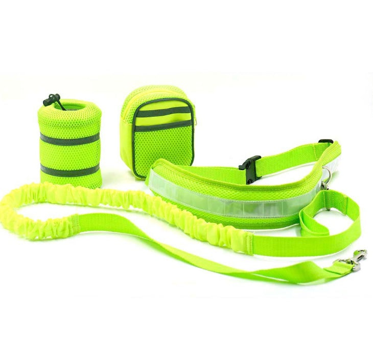 Run Free with Your Dog! Hands-Free Adjustable Dog Leash Set - Pet Paws