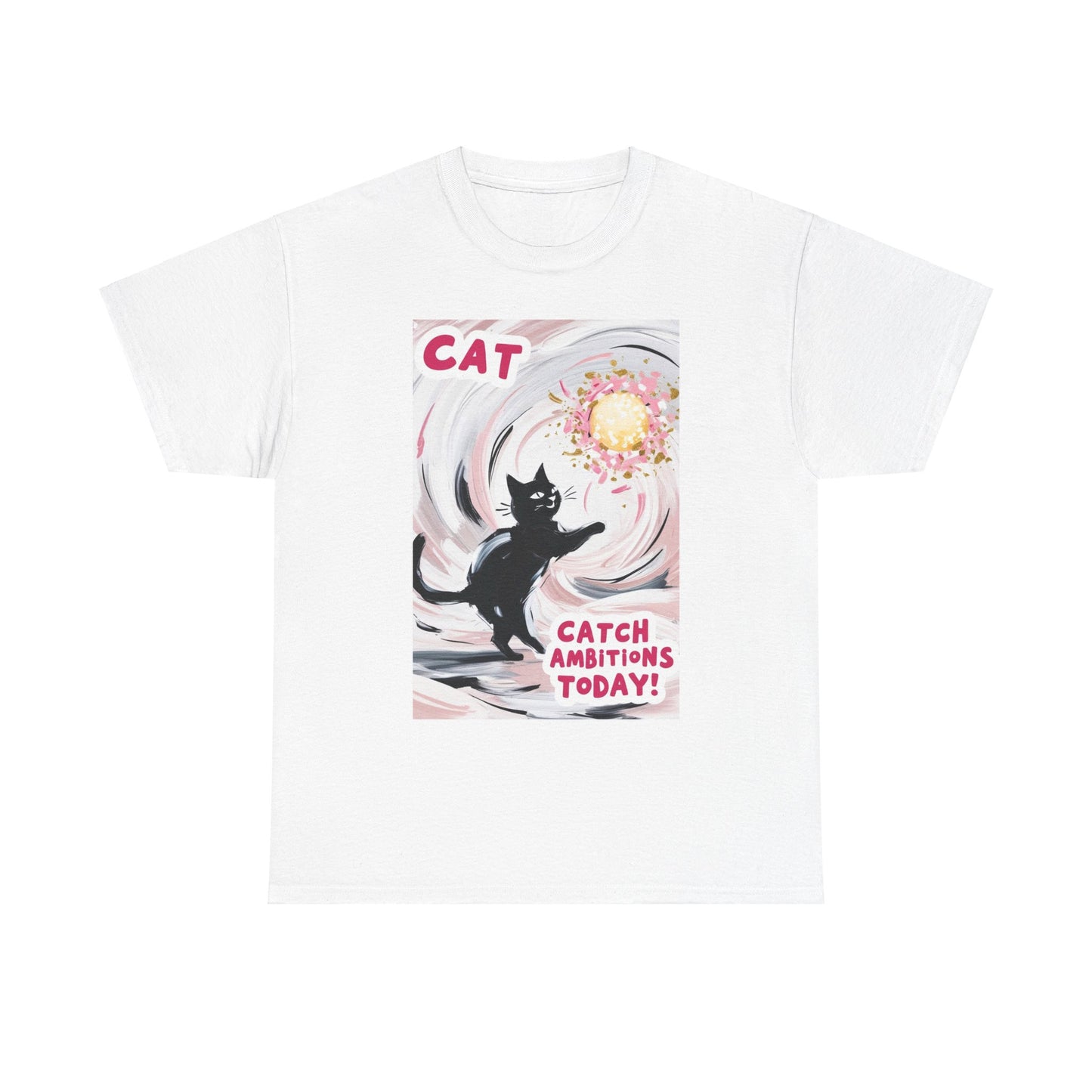 Unisex "I Wanna Be A Cat" Heavy Cotton Tee – Soft, Durable, and Sustainable Style! - Pet Paws