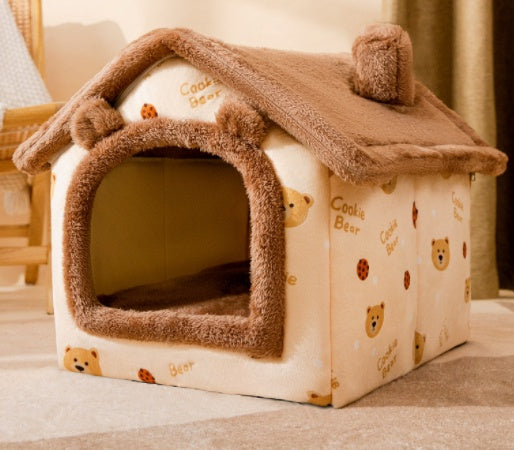 Provide Your Pet a Cozy Retreat with Our Foldable Dog House! - Pet Paws