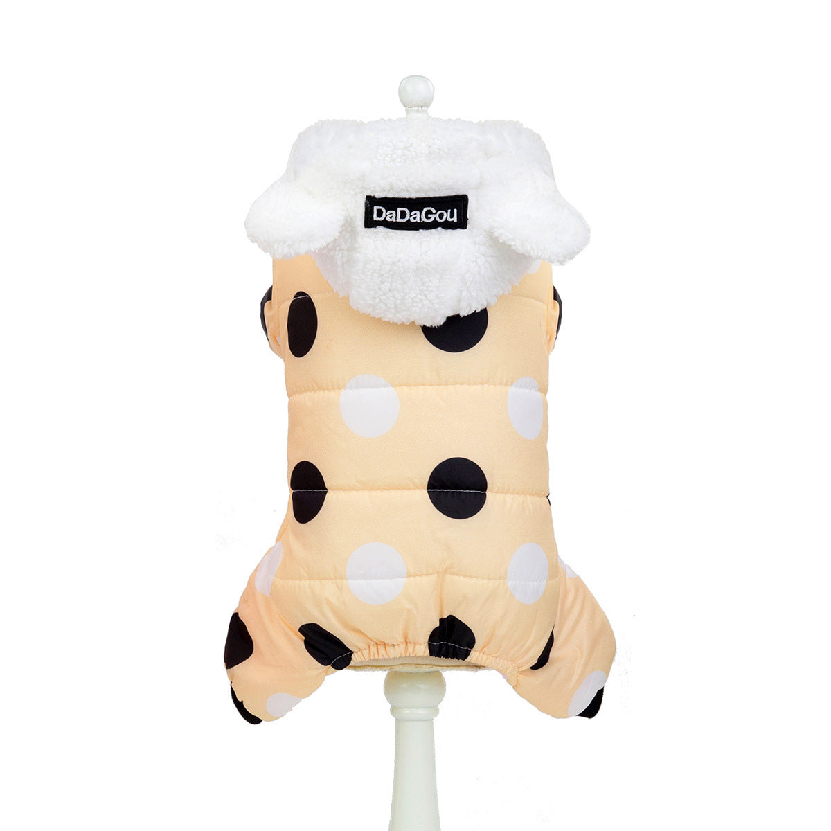 Keep Your Pup Cozy and Chic with Our Warm Polka Dot Cotton Coat! - Pet Paws