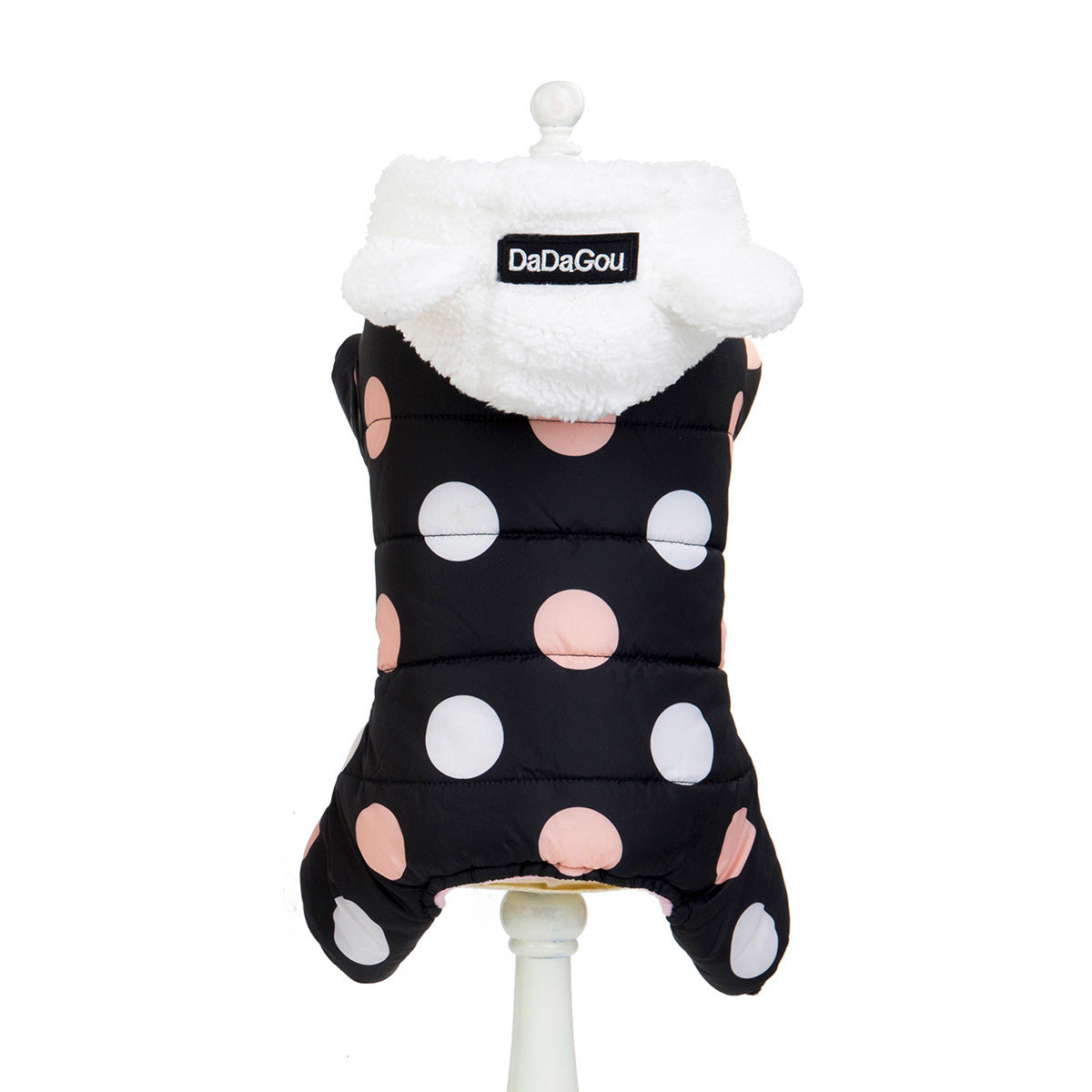 Keep Your Pup Cozy and Chic with Our Warm Polka Dot Cotton Coat! - Pet Paws