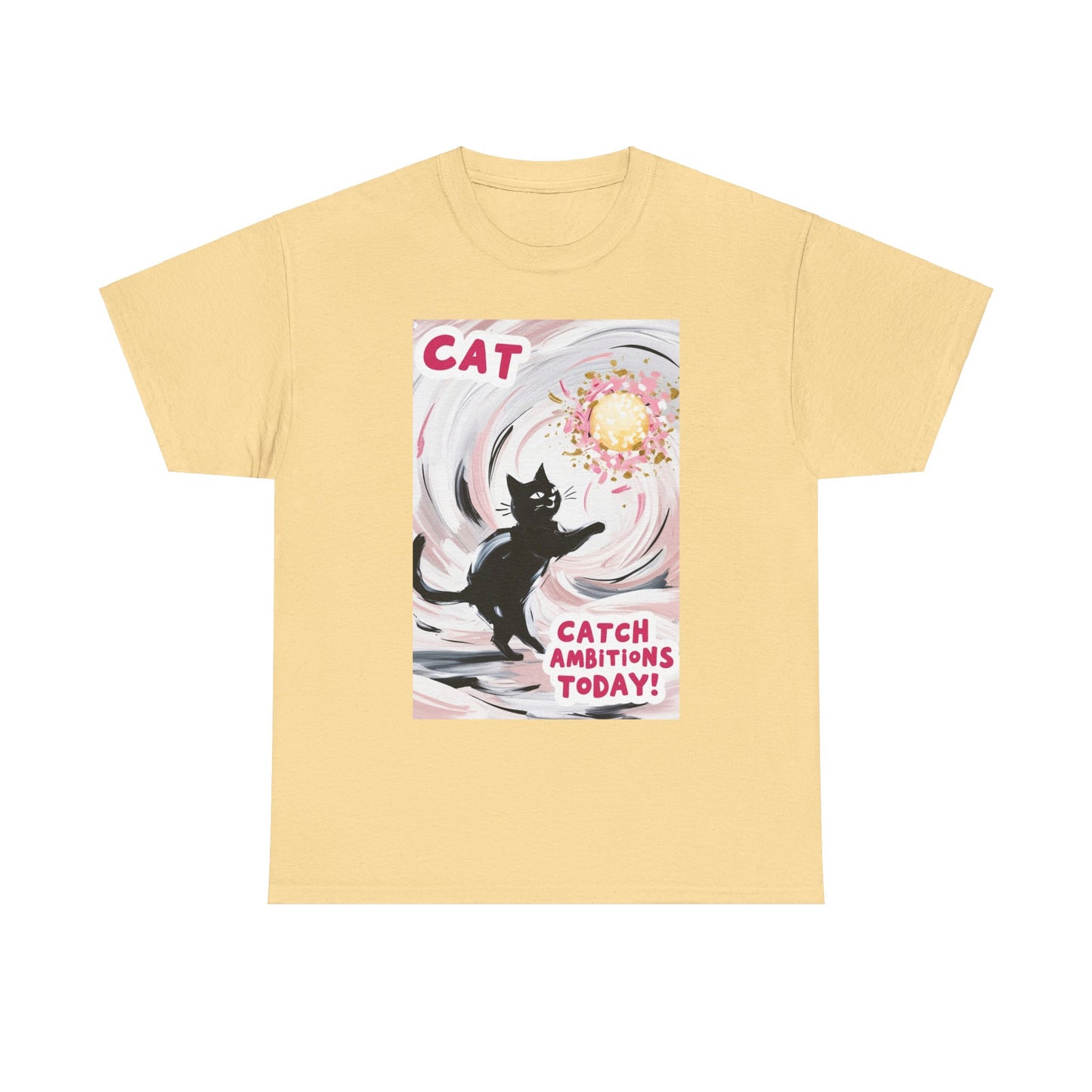 Unisex "I Wanna Be A Cat" Heavy Cotton Tee – Soft, Durable, and Sustainable Style! - Pet Paws