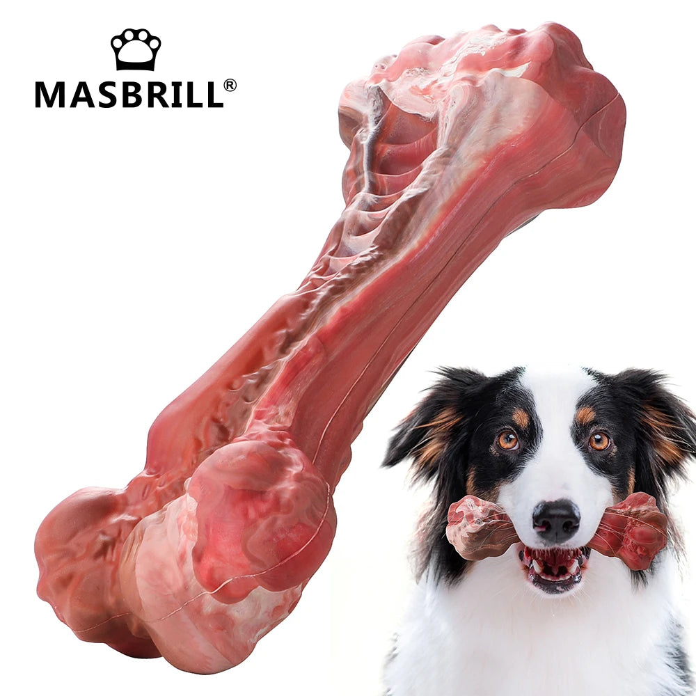 🐾 Keep Your Dog's Teeth Clean & Fun with Our Durable Bone Chew Toy! 🦴 - Pet Paws