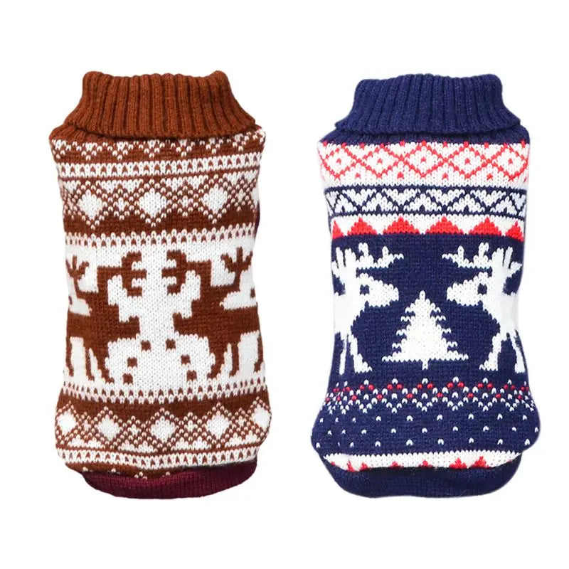 🎄 Knitted Christmas Pet Sweater – Cozy Warmth & Festive Charm for Small to Medium Dogs!🐾 - Pet Paws