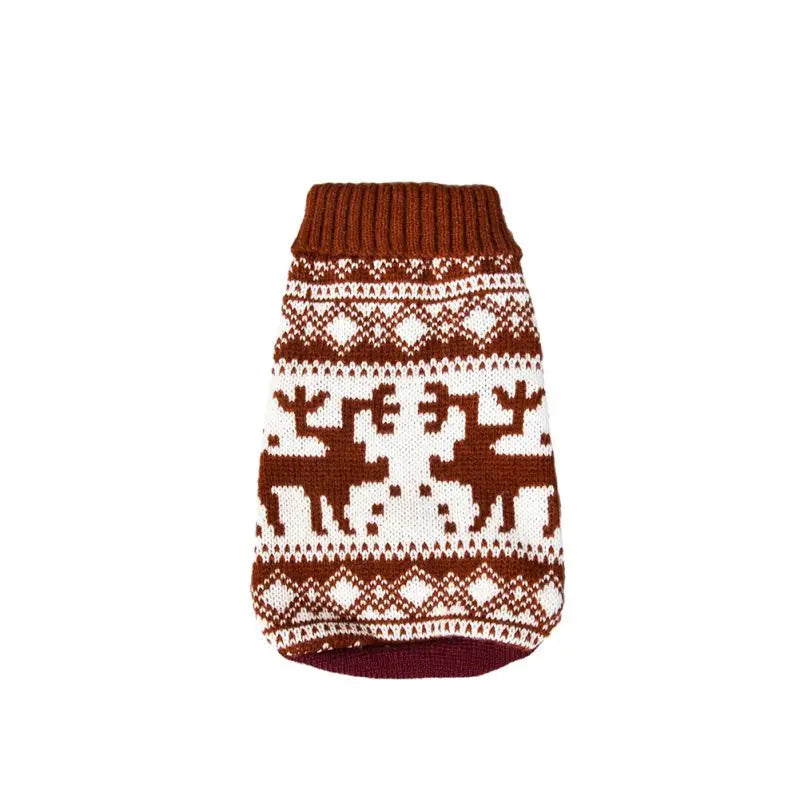 🎄 Knitted Christmas Pet Sweater – Cozy Warmth & Festive Charm for Small to Medium Dogs!🐾 - Pet Paws