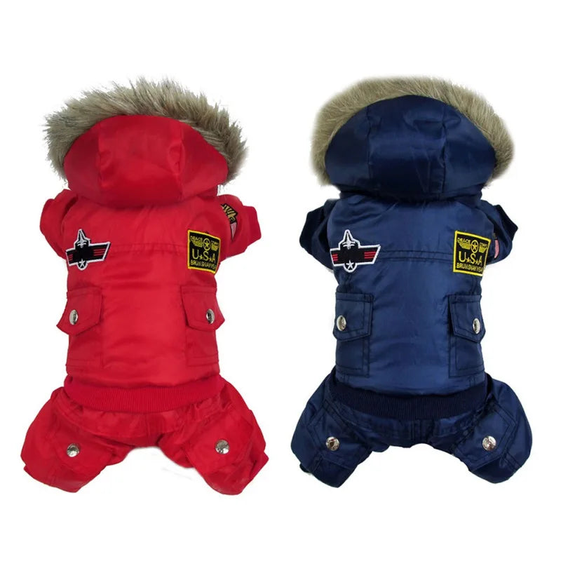 ❄️ Warm Fleece Dog Coat – Cozy Winter Hooded Jacket for Pets! 🐾