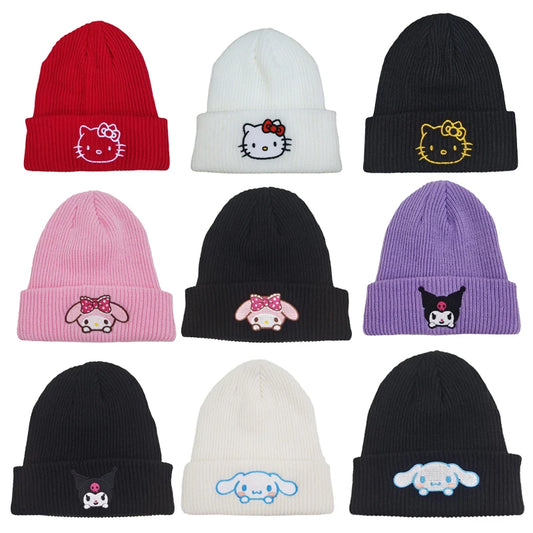 🎀 Stay Cozy and Cute with Bandai’s Hello Kitty Knitted Hat! 🌸❄️ - Pet Paws