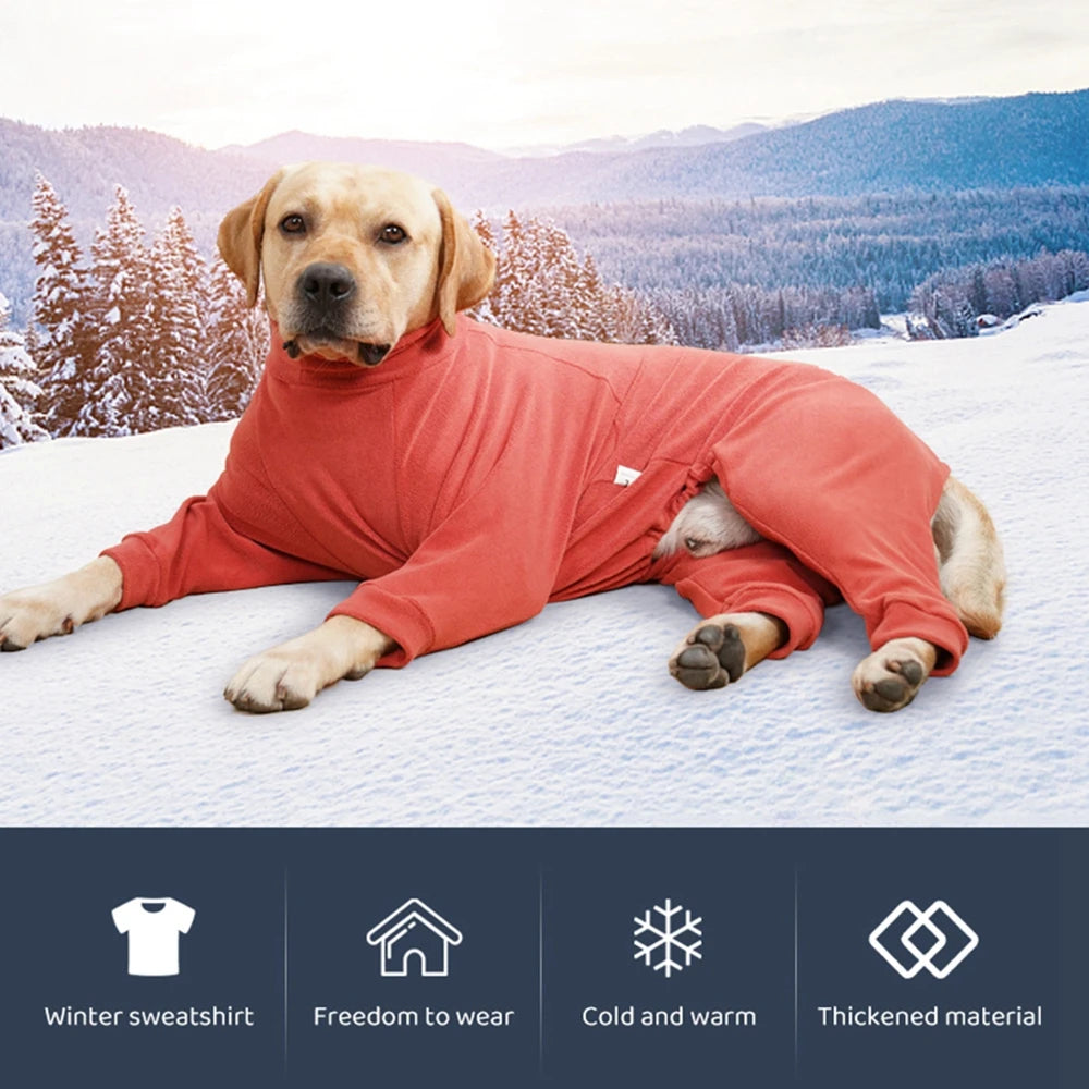 🐾 Cozy Winter Pajamas for Medium & Large Dogs! ❄️