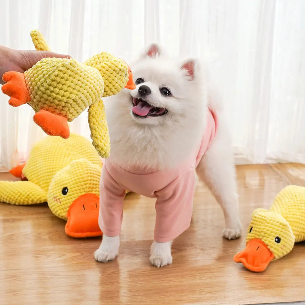 🦆 Duck Toy with Quack for Playful & Calm Dogs 🐾