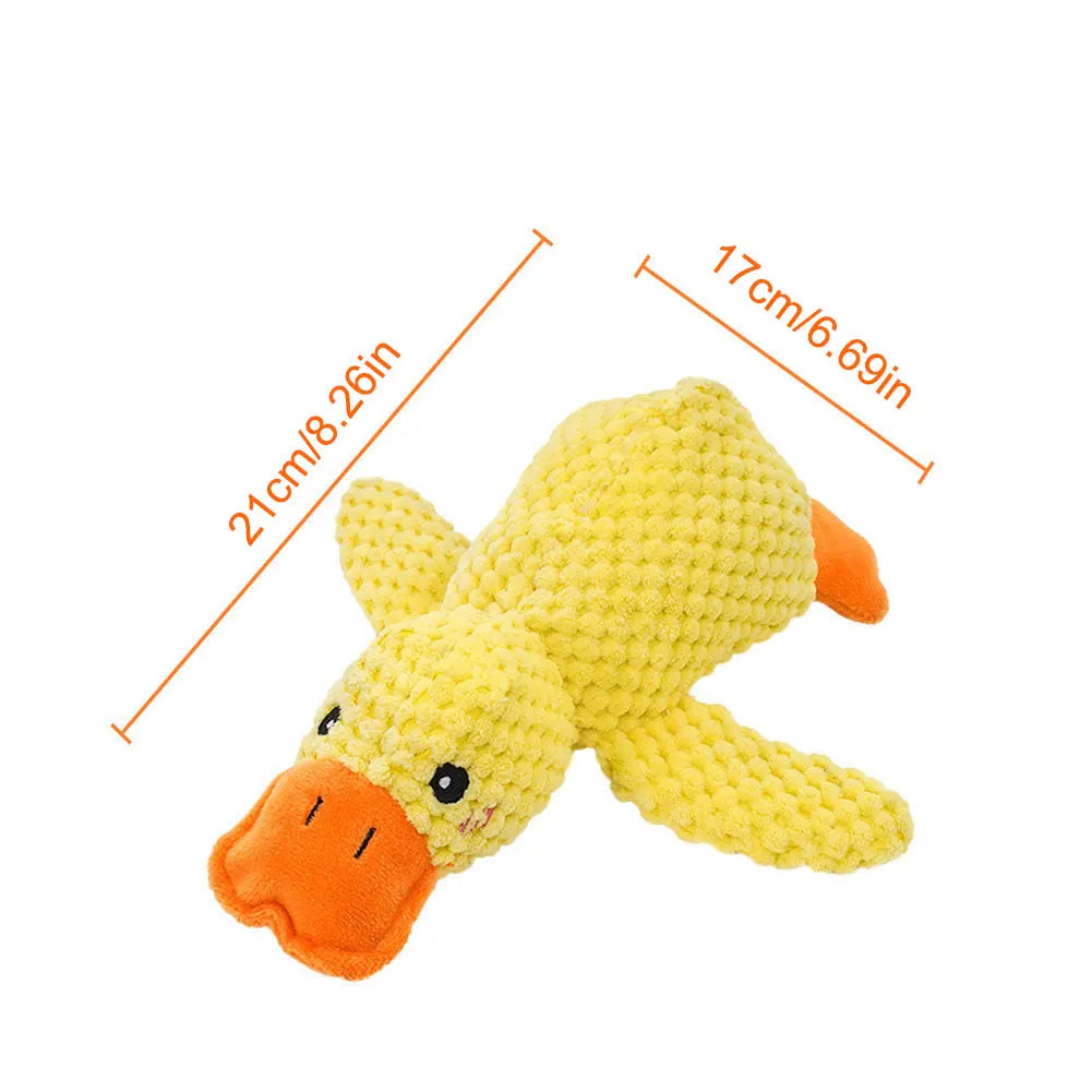 🦆 Duck Toy with Quack for Playful & Calm Dogs 🐾