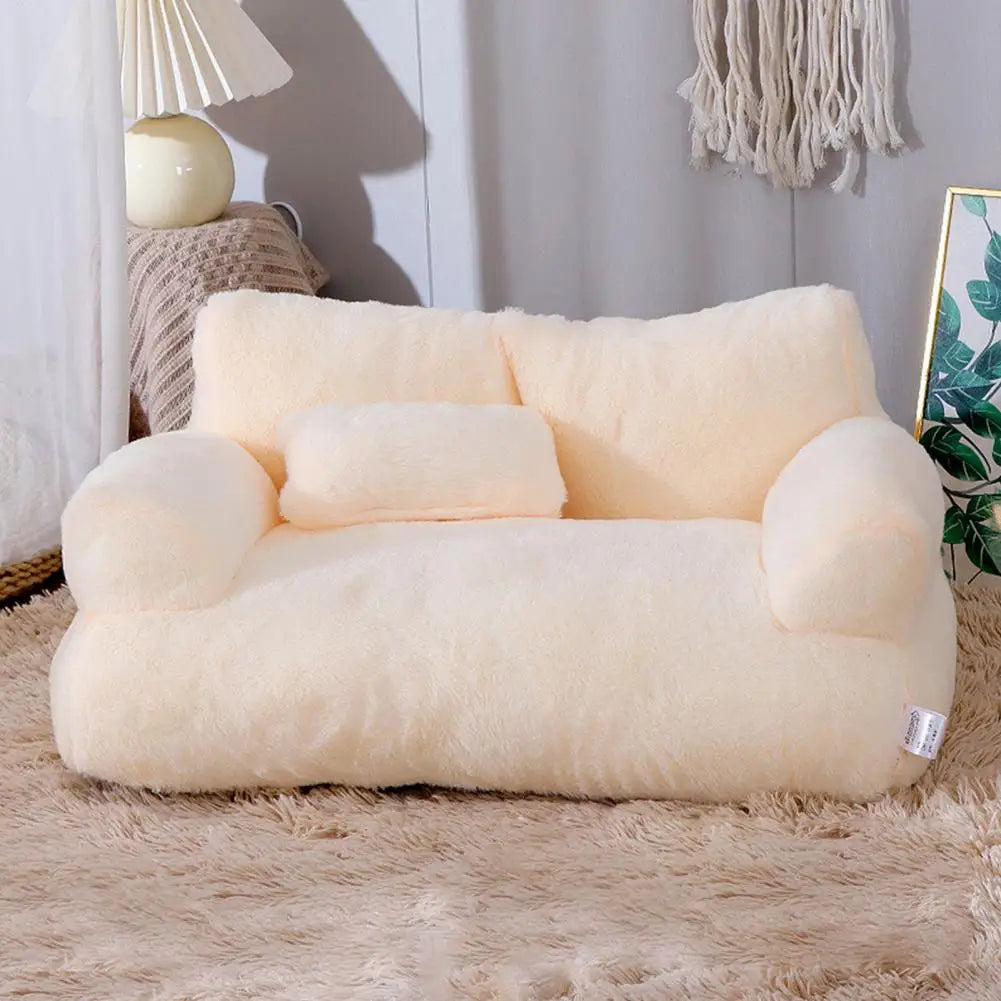 PetPaws CozyCloud Plush Sofa Bed