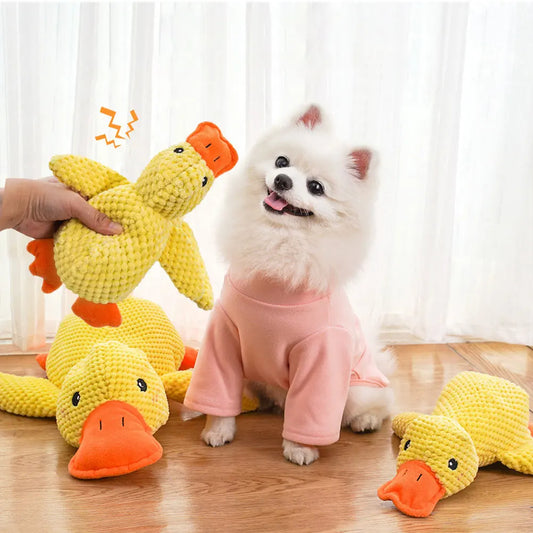 🦆 Duck Toy with Quack for Playful & Calm Dogs 🐾