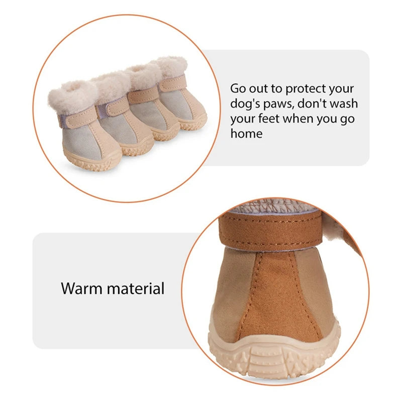 Cozy Winter Boots for Dogs: Protect, Warm, & Stylish!