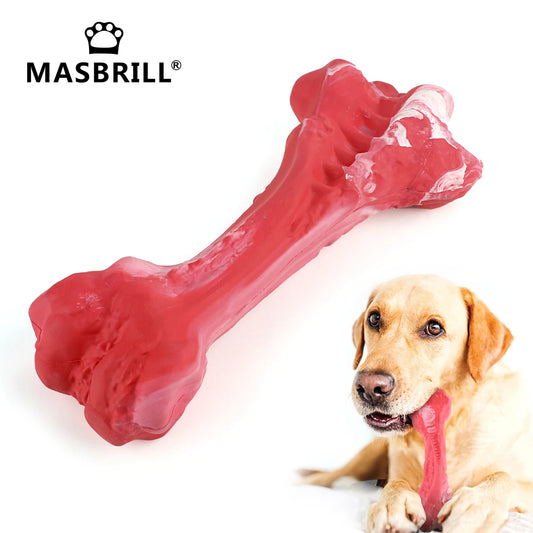 🐾 Keep Your Dog's Teeth Clean & Fun with Our Durable Bone Chew Toy! 🦴 - Pet Paws