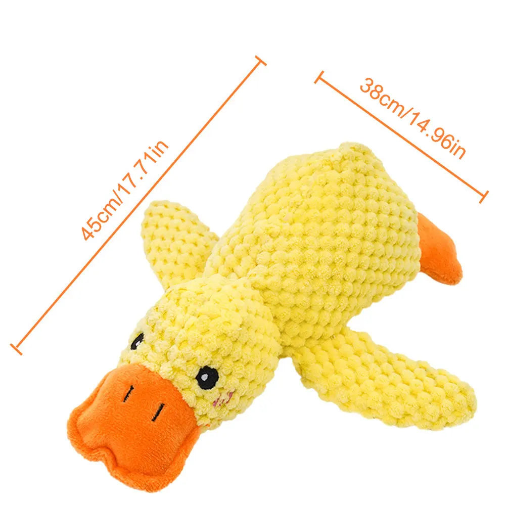 🦆 Duck Toy with Quack for Playful & Calm Dogs 🐾