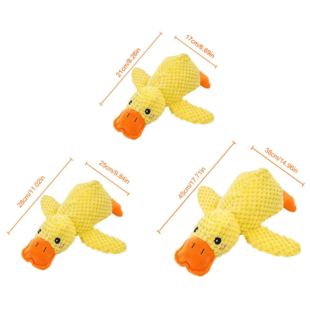 🦆 Duck Toy with Quack for Playful & Calm Dogs 🐾