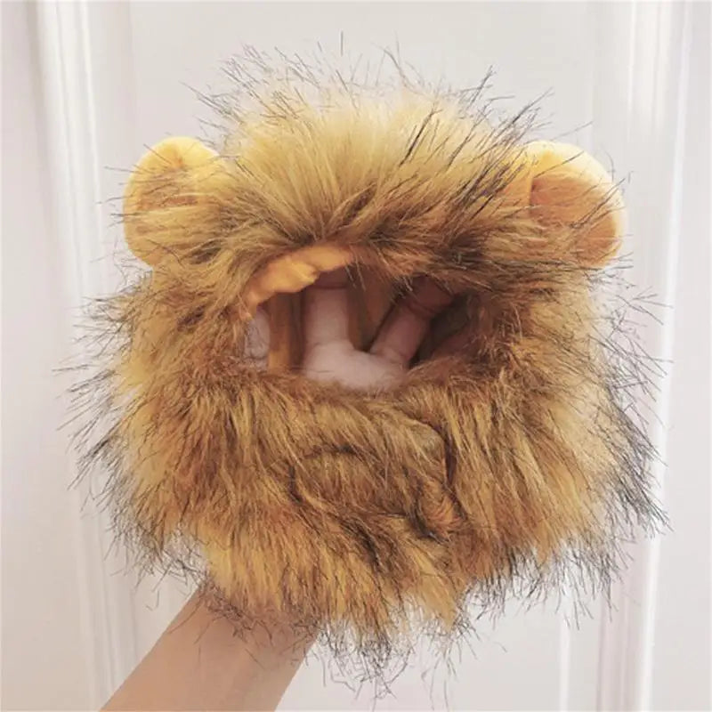 Cat Lion Mane Kitten Customs For Halloween Cosplay Pet Costumes Hat For Christmas Dress Up Accessories Decoration For Kitten - Pet Paws