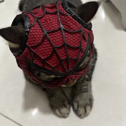 Unleash Your Pet’s Inner Superhero with Our Spiderman Cat Mask! - Pet Paws