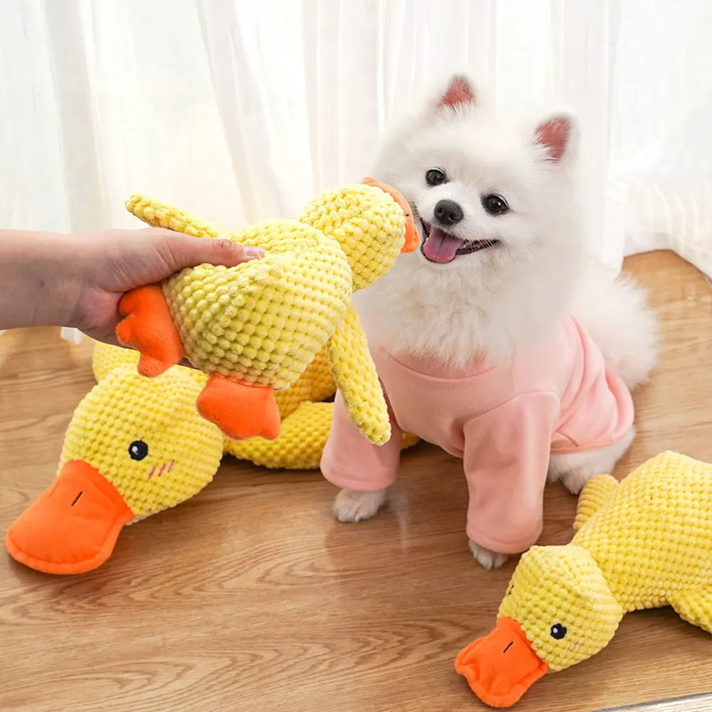 🦆 Duck Toy with Quack for Playful & Calm Dogs 🐾