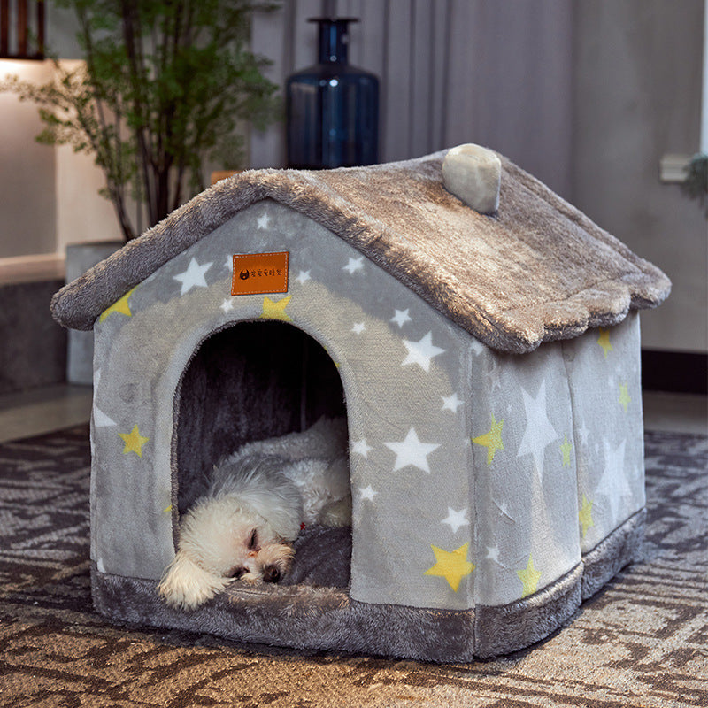 Provide Your Pet a Cozy Retreat with Our Foldable Dog House! - Pet Paws