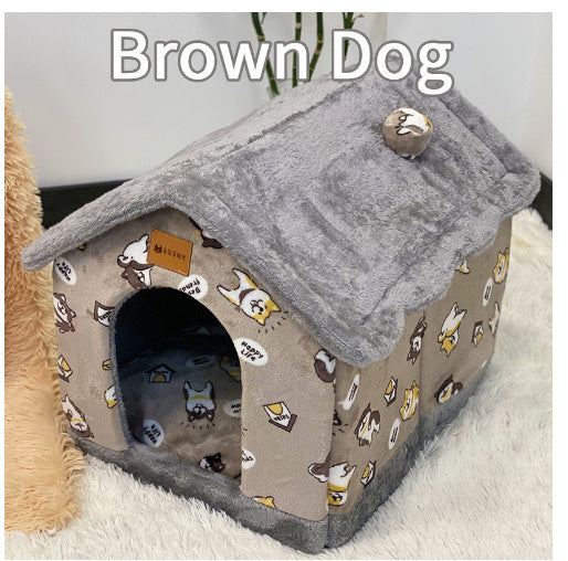 Provide Your Pet a Cozy Retreat with Our Foldable Dog House! - Pet Paws