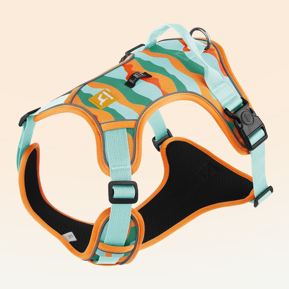 Stay Safe & Stylish on Every Walk – Reflective Dog Harness with Commuter Handle! - Pet Paws