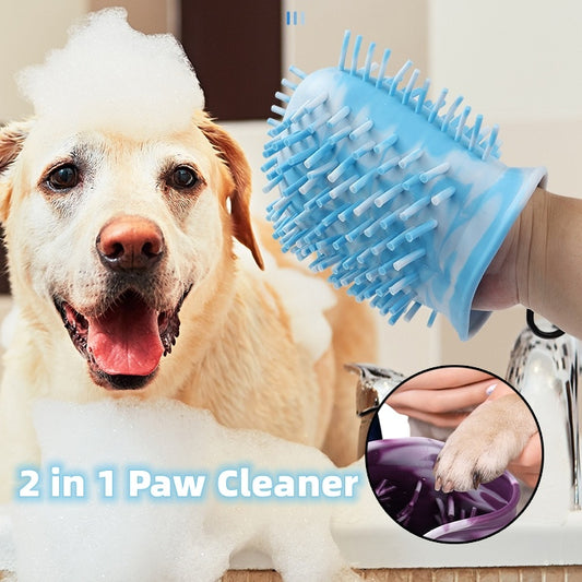 Keep Your Pup's Paws Clean Anywhere with Our 2-in-1 Dog Paw Cleaner! - Pet Paws