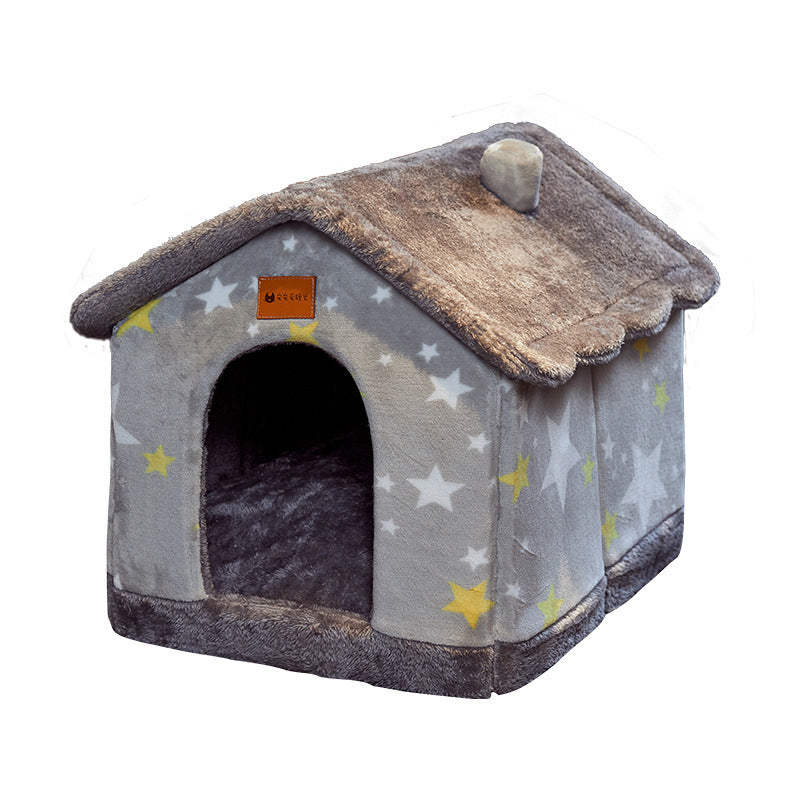 Provide Your Pet a Cozy Retreat with Our Foldable Dog House! - Pet Paws