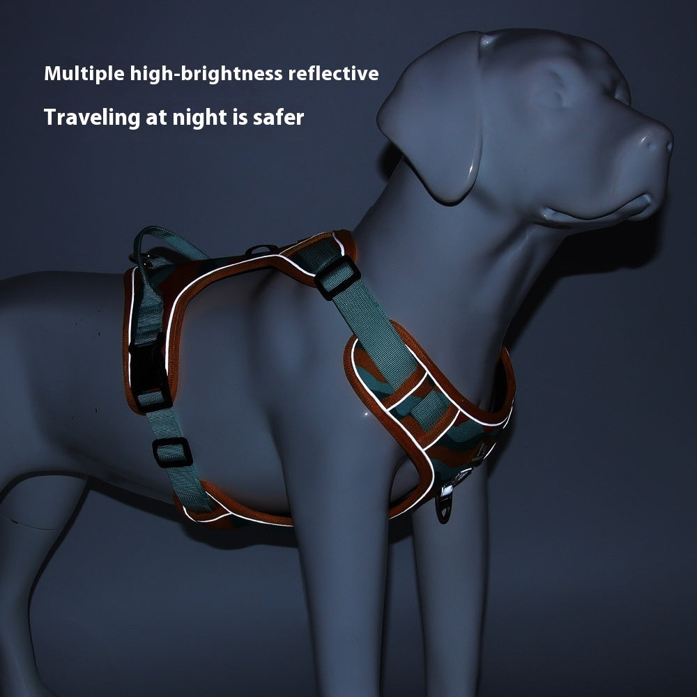 Stay Safe & Stylish on Every Walk – Reflective Dog Harness with Commuter Handle! - Pet Paws