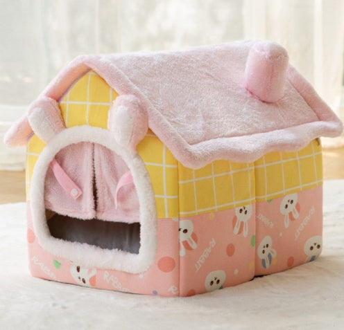 Provide Your Pet a Cozy Retreat with Our Foldable Dog House! - Pet Paws