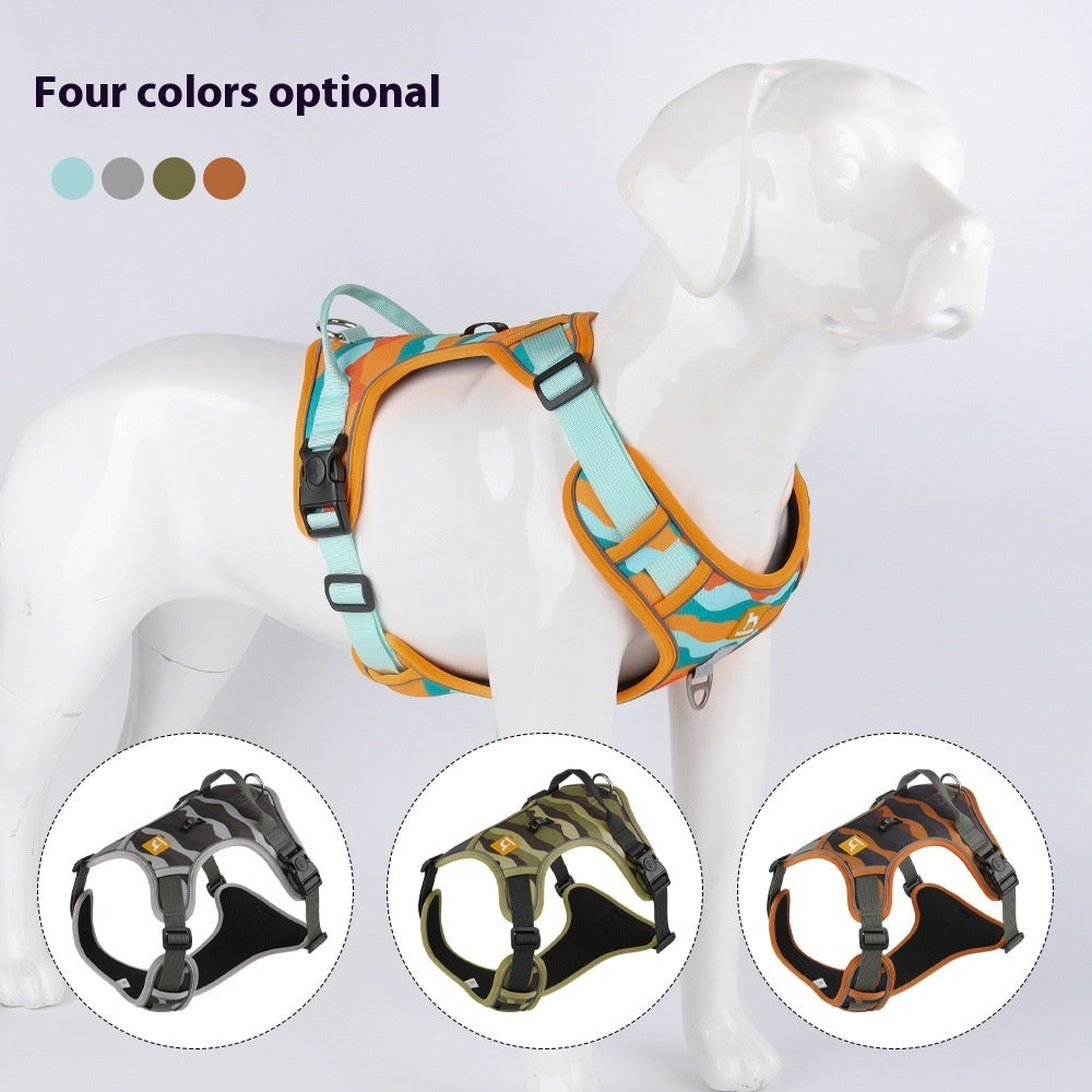 Stay Safe & Stylish on Every Walk – Reflective Dog Harness with Commuter Handle! - Pet Paws